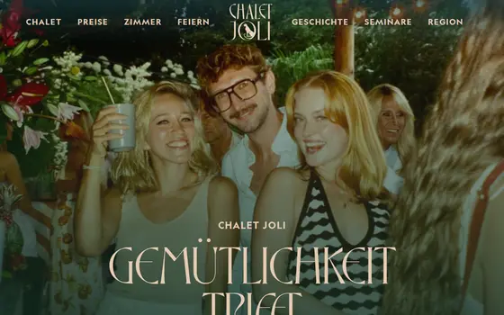 Startseite von Chalet Joli