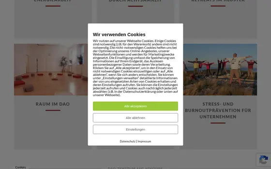 Startseite von DAO-Zentrum