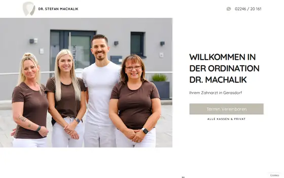 Startseite von Dr. Machalik