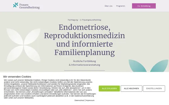 Startseite von Frauengesundheitstag