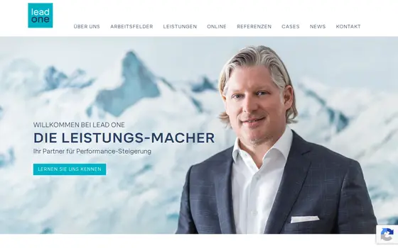 Startseite von Lead One