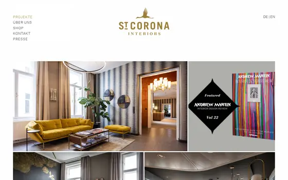 Startseite von St. Corona Interiors