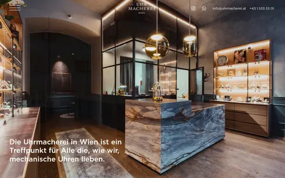 Startseite von Uhrmacherei Wien